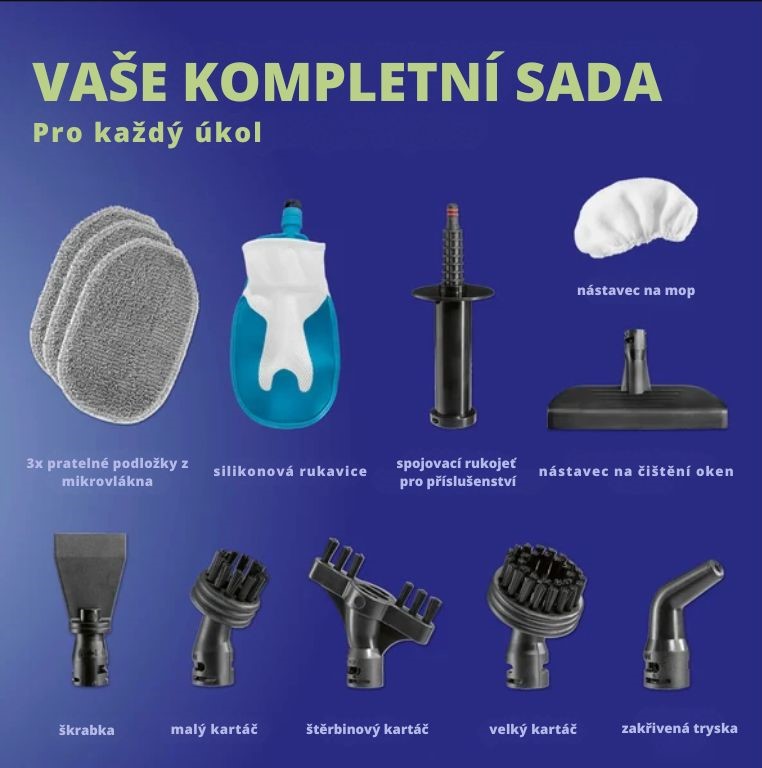CleanMaxx Ruční parní čistič LichterBlitz 19413 (6)
